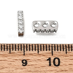 Messing-Mikropflaster mit klaren Zirkonia-Mehrstranggliedern&nbsp;KK-N290-19P