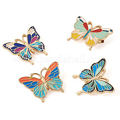 4 épingle en émail papillon 4 couleurs&nbsp;JEWB-TA0001-21