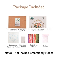 Kits de démarrage de broderie&nbsp;DIY-P077-057