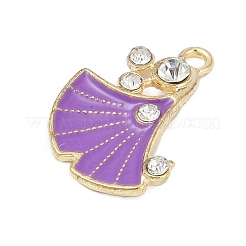 Pendentifs en émail en alliage avec strass&nbsp;FIND-Z070-07G-05