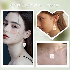 Anhänger aus flauschigem&nbsp;RESI-YWC0002-04F