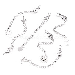 6 pieza de cadenas con extremos de acero inoxidable 304&nbsp;FIND-TA0010-79