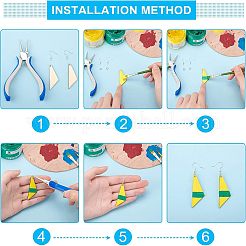Kit fai da te per orecchini pendenti&nbsp;DIY-FH0001-34