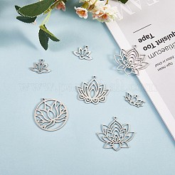 12 Stück 6 Stil 304 & 201 Edelstahlanhänger&nbsp;STAS-SZ0002-53