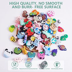 14pcs 7 couleurs perles de silicone&nbsp;JX752A