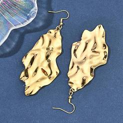 Boucles d'oreilles pendantes en acier inoxydable 304&nbsp;EJEW-F402-01G