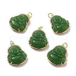 Natur gefärbt Jade Anhänger&nbsp;KK-C242-06G-03