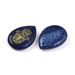 Natürliche Lapislazuli Anhänger&nbsp;G-N345-05B