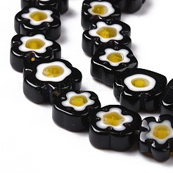 Millefiori a mano fili di perline di vetro&nbsp;X-LAMP-J035-10mm-49