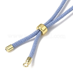 Fabrication de bracelets en cordon tressé en nylon rond ajustable de 3 mm&nbsp;FB-CBAA152-04G-30