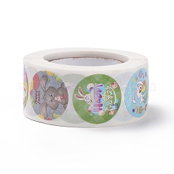 8 rouleaux d'autocollants en papier autocollant sur le thème de Pâques&nbsp;DIY-C060-03P