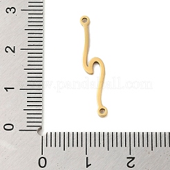 Ciondoli con maglie ondulate in acciaio inossidabile 304&nbsp;STAS-S123-03G-05