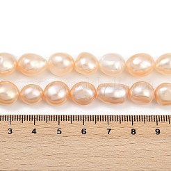 Brins de perles de culture d'eau douce naturelles&nbsp;PEAR-P064-20L-04B