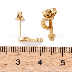 Ohrstecker aus Ionenplattierung (IP) 304 Edelstahl&nbsp;FIND-Q103-01P-G