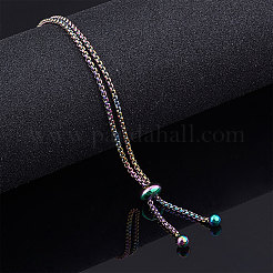 Edelstahl Slider Armband / Bolo Armband Herstellung&nbsp;MAK-CJ0002-02