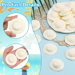 40 mini chapeau de poupée en tissu&nbsp;AJEW-SC0031-34B