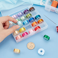25 rollo de hilo monofilamento de poliéster de alto brillo de 25 colores&nbsp;OCOR-WH0047-54