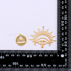 20 pz 10 stile 201 ciondoli in acciaio inossidabile tagliati al laser&nbsp;STAS-SZ0002-67G