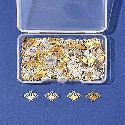 200 pz. 5 colori in ottone tagliato al laser con connettore cavo&nbsp;KK-FS0001-71