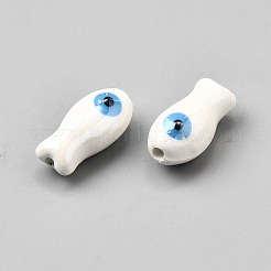 Perline porcellana fatto a mano&nbsp;PORC-WH0023-003L
