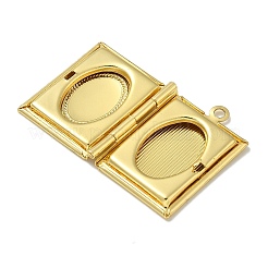 Messing-Medaillon-Anhänger&nbsp;X-KK-Q019-11G