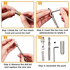 Juegos de brocas centrales&nbsp;TOOL-WH0122-16