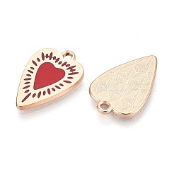 Pendentifs d'émail en alliage&nbsp;ENAM-T022-83A-G