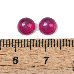 Cabochon di corindone rosso coltivati in laboratorio&nbsp;G-B166-01A