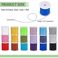 18 Rolle Baumwollfaden in 18 Farben&nbsp;OCOR-PH0002-07B