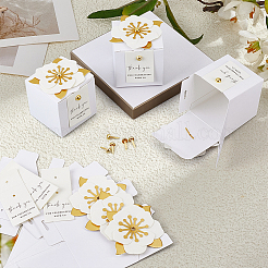 Scatole di carta per imballaggio di caramelle di carta piegate&nbsp;CON-WH0110-299B
