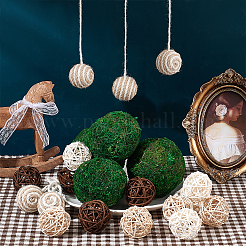 23 x Rattan-Ball-Dekoration.&nbsp;DJEW-NB0001-50