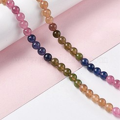Natürliche weiße Jade Nachahmung Turmalin Perlen Stränge&nbsp;X-G-I334-01A