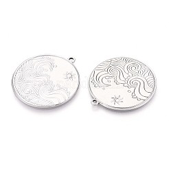 Pendentifs en acier inoxydable 304&nbsp;STAS-T065-15P