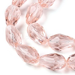 Chapelets de perles en verre transparente  &nbsp;EGLA-N013-T10mm-D22
