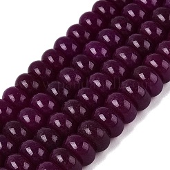 Chapelets de perles de jade blanche naturelle&nbsp;G-Q613-01F-23