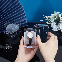 Cajas de exhibición de relojes de plástico ABS&nbsp;CON-WH0001-42B