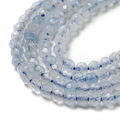 Natürliche Aquamarin Perlen Stränge&nbsp;G-A097-A17-01