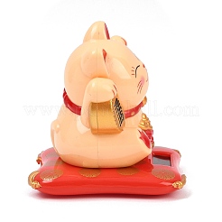Statuette maneki-neko in plastica ABS alimentate ad energia solare&nbsp;DJEW-B017-01A-02