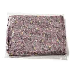 Tela estampada de algodón y lino con diseño floral.&nbsp;AJEW-FZC0003-01A