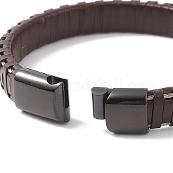 Lederband Kordel Armband & Armreif&nbsp;BJEW-E352-11D-B