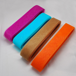 Сетка ленту, пластиковый сетчатый шнур, разноцветные, 40 мм, 22 ярдов / пачка
