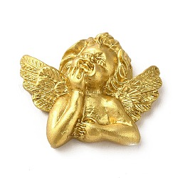 Undurchsichtigen Cabochons, Engel, golden, 27.5x32.5x11 mm