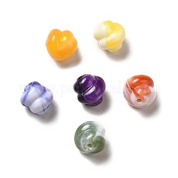 Opake Legierung Perlen, Wolke, Mischfarbe, 10x10 mm, Bohrung: 1.2 mm, ca. 930 Stk. / 500 g
