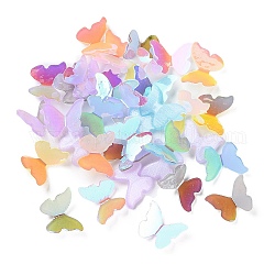 Cabochons in resina, farfalla, colore misto, 8x10x2.5mm