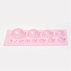 Créations Quilled mini-dômes de quilling moule de formage outil papier 3d bricolage, rose, 175x85x20mm