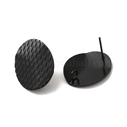 304 risultati di orecchini in acciaio inossidabile, con anello verticale, ovale testurizzato, elettroforesi nera, 20x16mm, Foro: 2.5 mm, ago :0.7mm