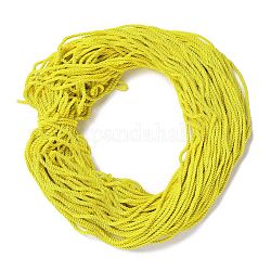 Cordón de poliéster, cuerda retorcida, amarillo, 5mm, aproximamente 97~100 m / paquete