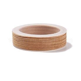 1 Roll Nylon Beading Thread Knotting Cord 0.6mm 50 Yards Braided Nylon  Crafting Satin String, Goldenrod