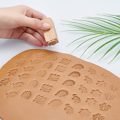 Timbres en bois&nbsp;DIY-OC0003-85-1