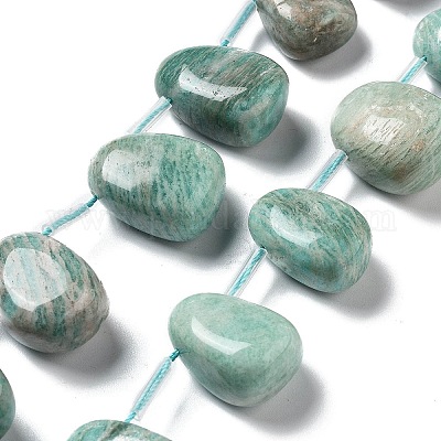 Natur Amazonit Perlen Stränge&nbsp;G-P528-E04-01-1